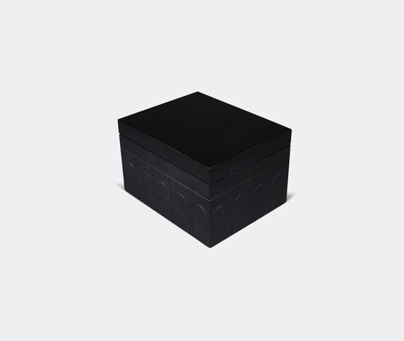 Zanat 'Branco' box, large, black