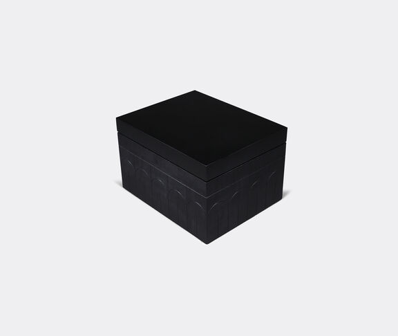 Zanat 'Branco' box, large, black Black Stain ${masterID}
