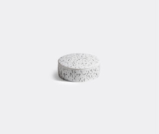 Cassina 'Post Scriptum' circle container, white WHITE CASS22POS041MUL