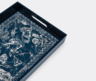 Dolce&amp;Gabbana Casa 'Zodiaco' tray, blue BLUE DGCA26ZOD217BLU
