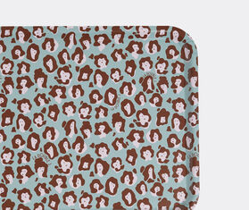 La DoubleJ 'Lady Leopard Acqua' rectangular tray MULTICOLOUR LADJ22REC658MUL