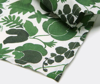 La DoubleJ 'Wildbird Verde' napkin, set of two GREEN LADJ22LAR655GRN