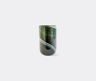 POLSPOTTEN 'Marbled Glass' vase, medium, green GREEN POLS25VAS212GRN