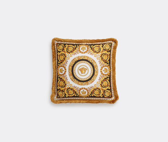 Versace 'Crete De Fleur' silk cushion undefined ${masterID} 2