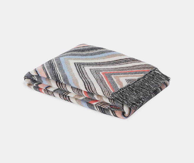Missoni 'Chevron' throw, black multicolor MULTICOLOUR MIHO24CHE951BLK