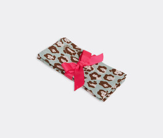 La DoubleJ 'Lady Leopard Acqua' large napkins, set of two MULTICOLOUR LADJ22LAR399MUL