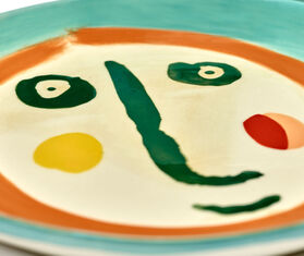 Serax 'Feast Face 2' plate, small, set of two MULTICOLOUR SERA21PLA280MUL