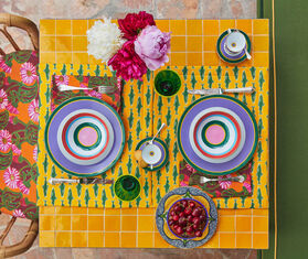 La DoubleJ 'Rainbow' gelato cup, set of four MULTICOLOUR LADJ23GEL264MUL