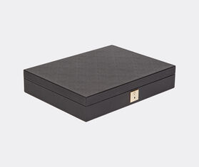 Smythson &#39;Panama&#39; poker set, black BLACK SMYT24PAN889BLK