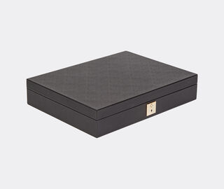 Smythson 'Panama' poker set, black BLACK SMYT24PAN889BLK