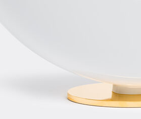 KPM Berlin Flower gondola with brass foot WHITE KPM118FLO338WHI