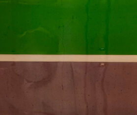 Les-Ottomans 'Murano' tray, brown and green MULTICOLOUR OTTO22MUR158MUL