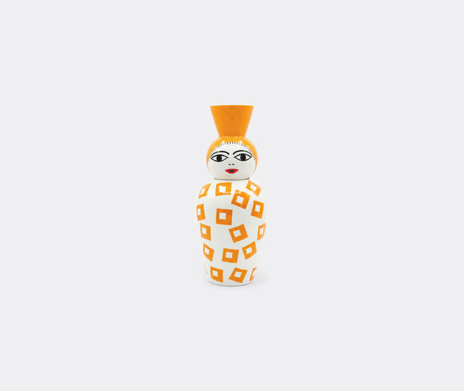 Seletti 'Canopie, Amina', jar, white and orange MULTICOLOUR SELE26DOL648MUL