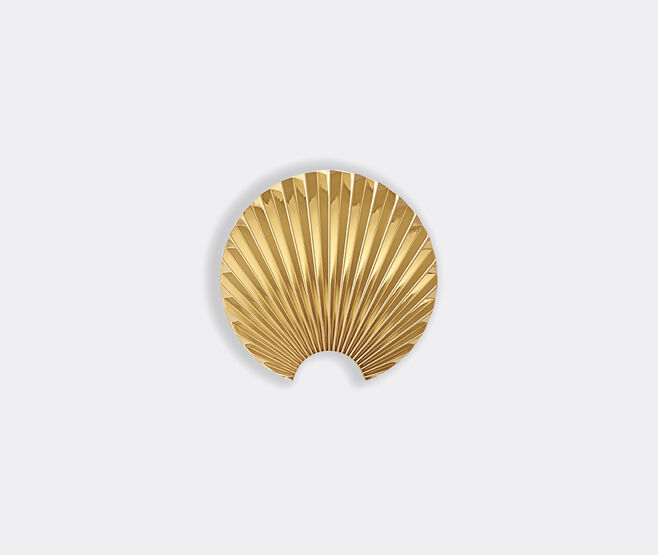 AYTM 'Concha' decorative hook, small, gold GOLD AYTM26CON245GOL
