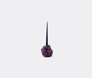 Mineral Series 'Crystal' candlestick holder, purple PURPLE MISE26CAN554PUR