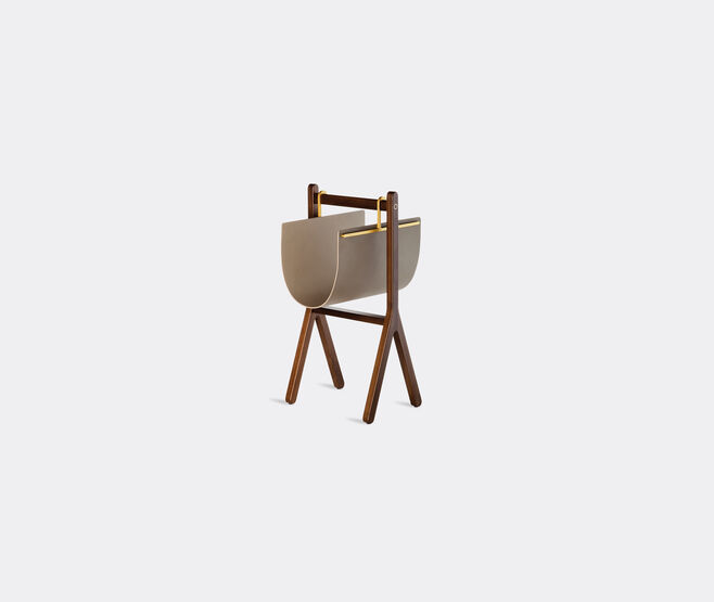 Poltrona Frau 'Ren' magazine rack TAUPE POFR20REN928BRW