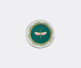 La DoubleJ 'Libellula' dessert plates, set of two GREEN LADJ19LIB848GRN