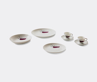 Cassina 'Service Prunier' coffee cup and saucer, set of two WHITE CASS21SER305WHI