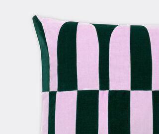 Christina Lundsteen 'Abigail' cushion, lavender and emerald MULTICOLOUR CHLU25ABI381MUL