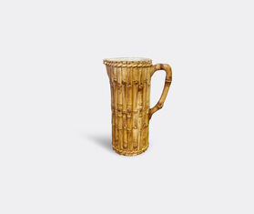 Les-Ottomans &#39;Bamboo&#39; ceramic jug MULTICOLOUR OTTO24BAM853MUL