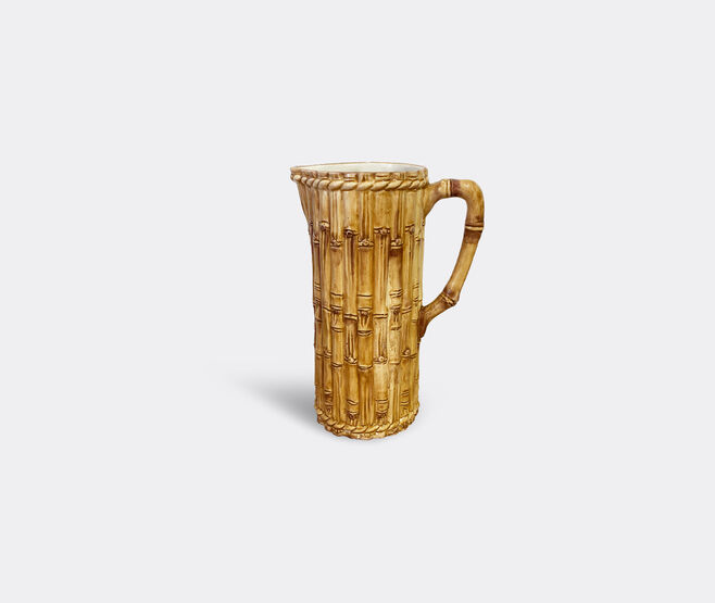 Les-Ottomans 'Bamboo' ceramic jug MULTICOLOUR OTTO24BAM853MUL