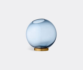 AYTM 'Globe' vase with stand, navy MULTICOLOUR AYTM21GLO450BLU
