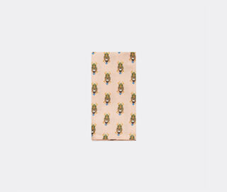 La DoubleJ 'Pink Scarab' large napkin, set of two PINK LADJ23NAP598PIN