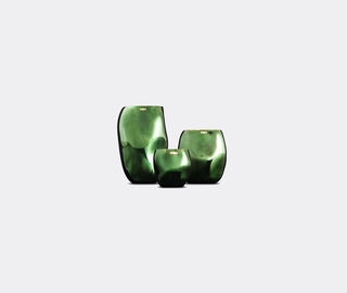 ONNO Collection 'Cape' candle Ginger fig scent, medium, green GREEN ONNO26CAP239GRN