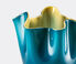 Venini 'Fazzoletto Opalino' vase, S, horizon and amber blue, amber VENI20FAZ041BLU