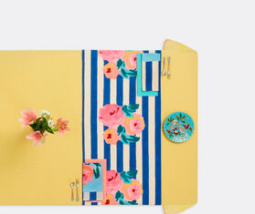 Lisa Corti &#39;Nizam Stripes&#39; table runner, blue multicolor BLUE LICO25RUN784BLU