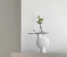 101 Copenhagen 'Sphere' bubl vase, medium, white WHITE COPH21SPH344WHI