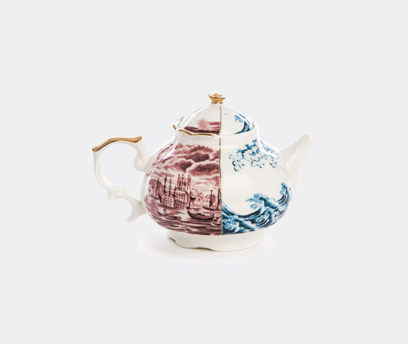 Seletti Hybrid-Smeraldina Porcelain Teapot  Ø Cm. 15  H. 13 undefined ${masterID} 2