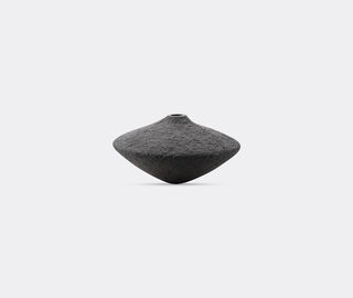 Gardeco 'Seixo Disco' vase, small, black BLACK GARD25SEI317BLK