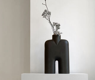 101 Copenhagen 'Cobra Tall' medium  vase, coffee BROWN COPH25COB249BRW