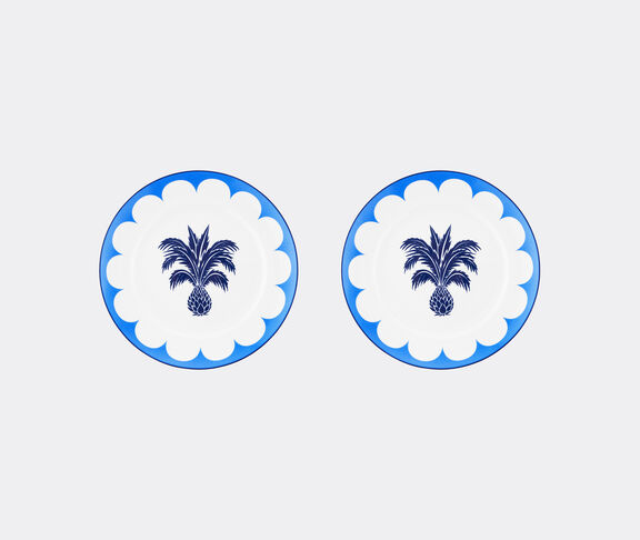 Aquazzura Casa 'Jaipur' dessert plate, set of two, blue BLUE AQUA23JAI973BLU