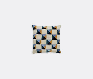 Christina Lundsteen 'Bonnie' cushion, lilac, barley and dark blue MULTICOLOUR CHLU26BON599MUL