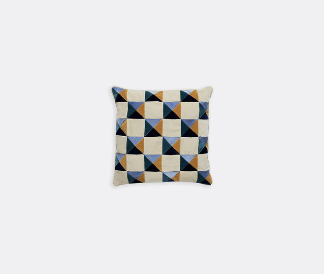 Christina Lundsteen 'Bonnie' cushion, lilac, barley and dark blue MULTICOLOUR CHLU26BON599MUL