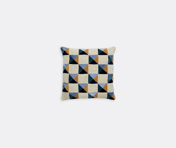 Christina Lundsteen 'Bonnie' cushion, lilac, barley and dark blue undefined ${masterID}