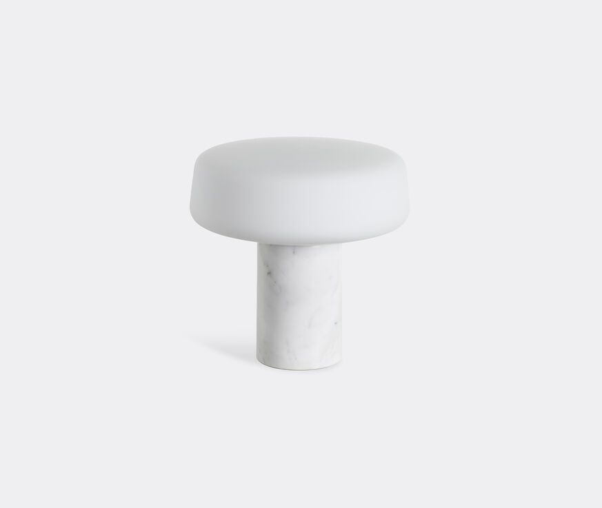 Case Furniture 'Solid Table Light', Carrara marble, large, US plug  CAFU20SOL471WHI