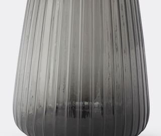 XLBoom 'Dim Stripe' vase, extra large, gray GREY XLBO25DIM018GRY