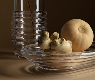 Tom Dixon 'Press' bowl, large TRANSPARENT TODI20PRE447TRA
