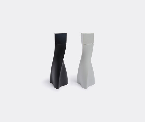 Zaha Hadid Design 'Duo' salt and pepper set, black and grey