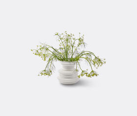 POLSPOTTEN 'Stacked Plates' vase, white WHITE POLS25VAS931WHI