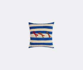 Lisa Corti &#39;Nizam Stripes&#39; cushion, blue multicolor BLUE LICO25PIL735BLU