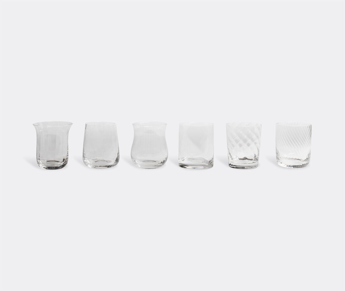 Bitossi Home Assorted Tumblers In Clear