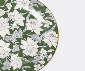 La DoubleJ 'Lilium Avorio' dessert plate, set of two GREEN LADJ22DES666MUL