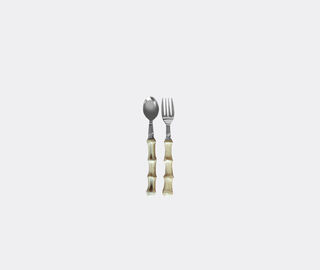 Les-Ottomans 'Bamboo' cutlery, set of five MULTICOLOUR OTTO23BAM933MUL