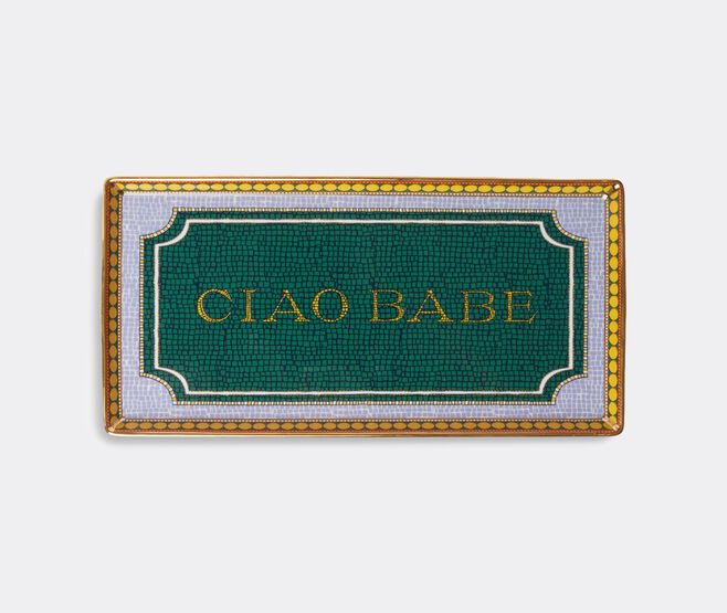 La DoubleJ 'Ciao Babe' tray MULTICOLOUR LADJ23TRA998MUL