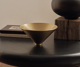 Audo Copenhagen &#39;Taper&#39; bowl, brass BRASS MENU22TAP975BRA