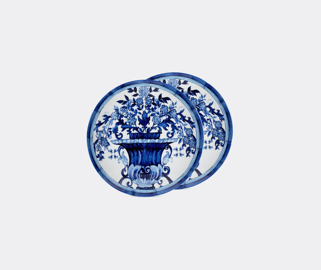 Dolce&Gabbana Casa 'Blu Mediterraneo' dinner plate, set of two MULTICOLOUR DGCA22SET197MUL